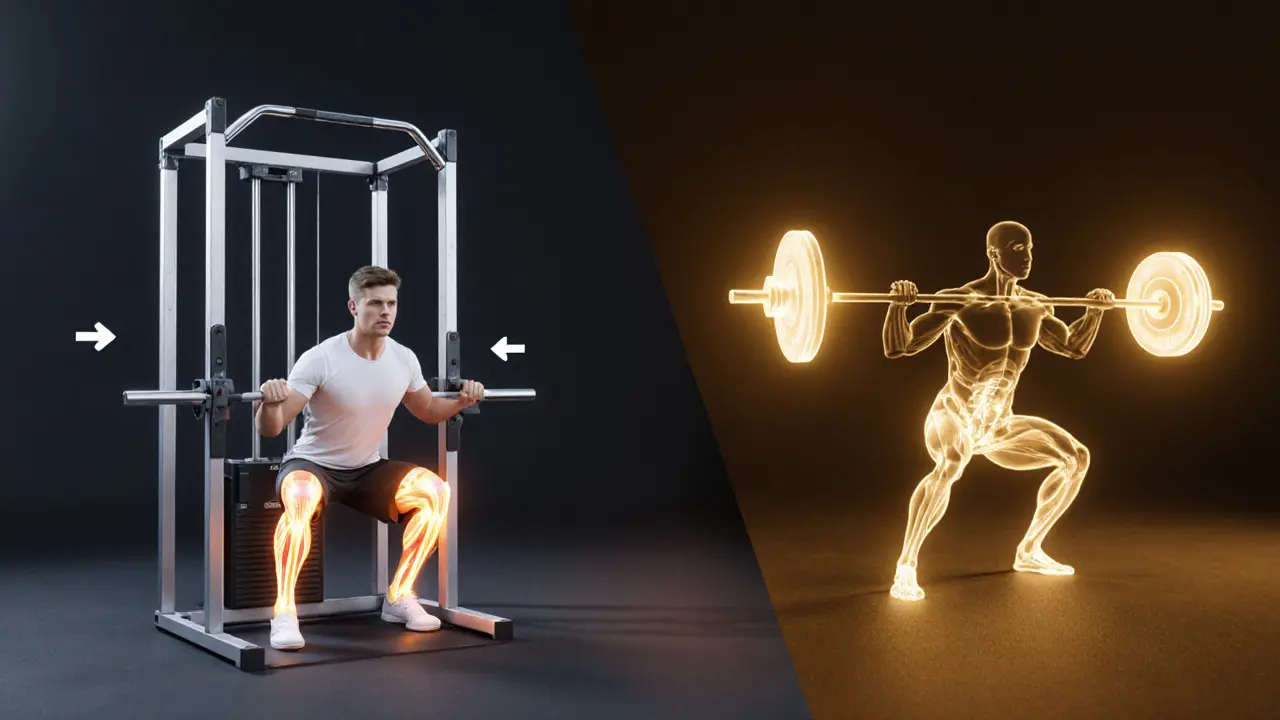 Машины vs свободные веса: как выбрать упражнения по группе мышц