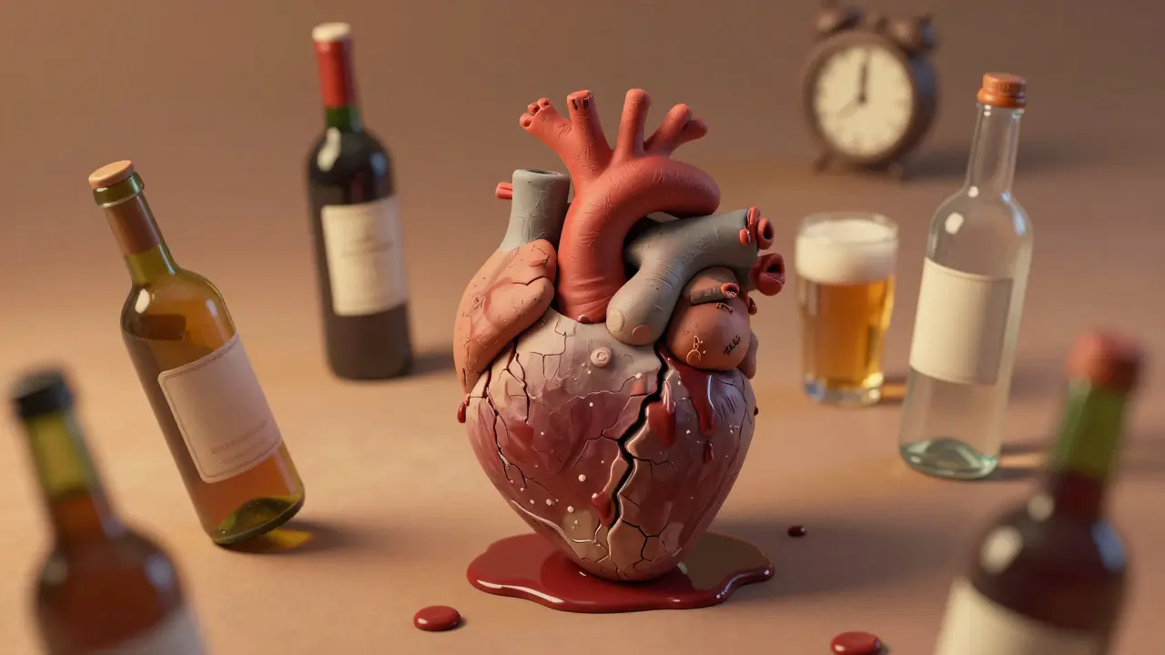 Алкоголь и сердце: сколько можно пить без риска для здоровья