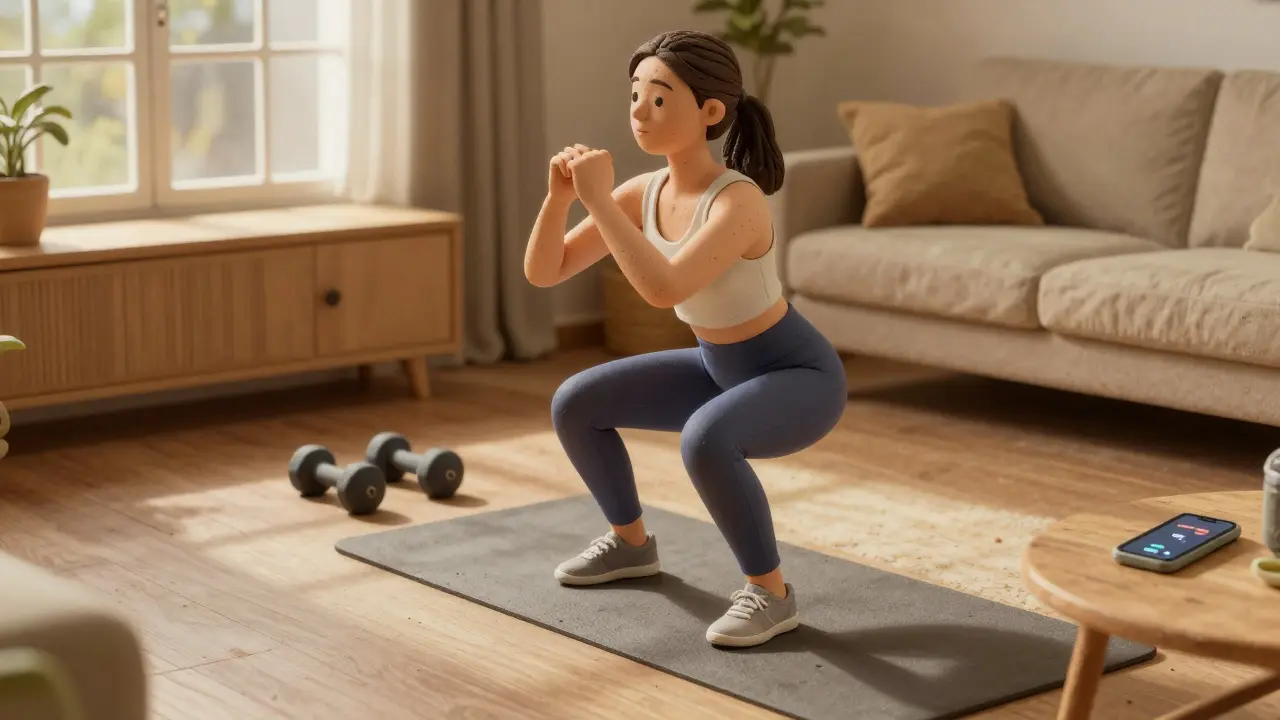 Фитнес-тренировки для женщин дома: программа на неделю для начинающих и среднего уровня