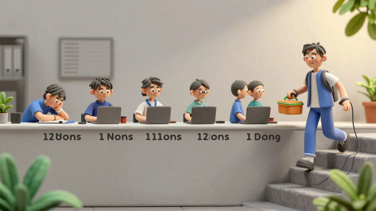 Превращение человека от сидячего образа жизни к активному за год через маленькие ежедневные усилия.