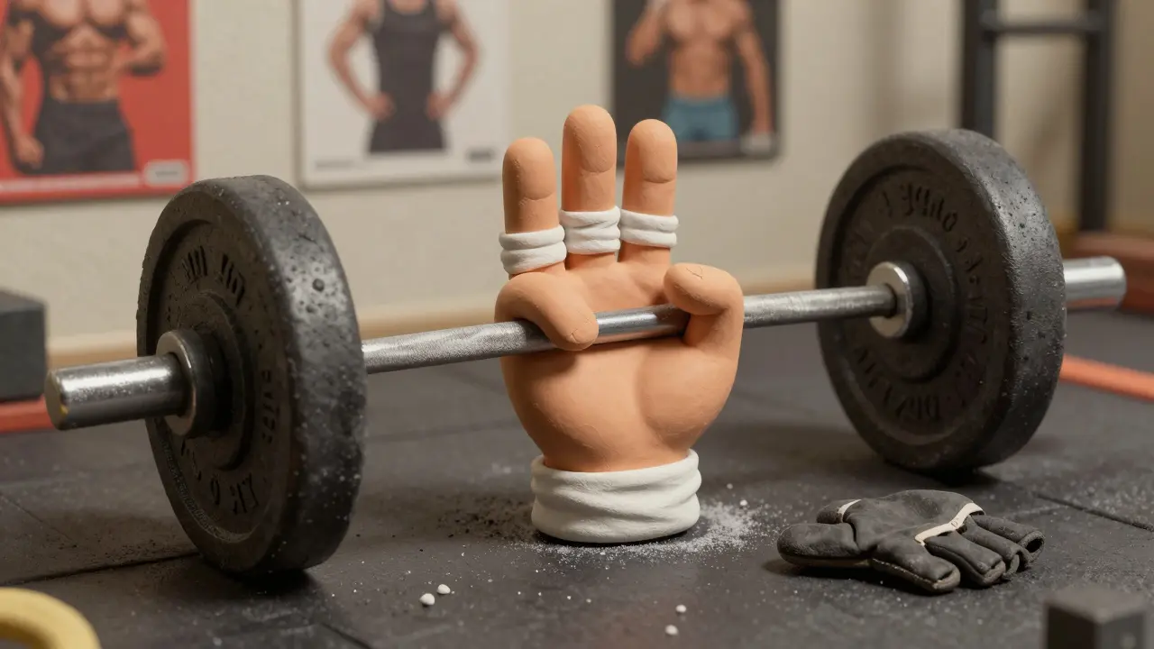 Тонкие накладки на ладонях защищают от мозолей, оставляя ощущение грифа в руках.