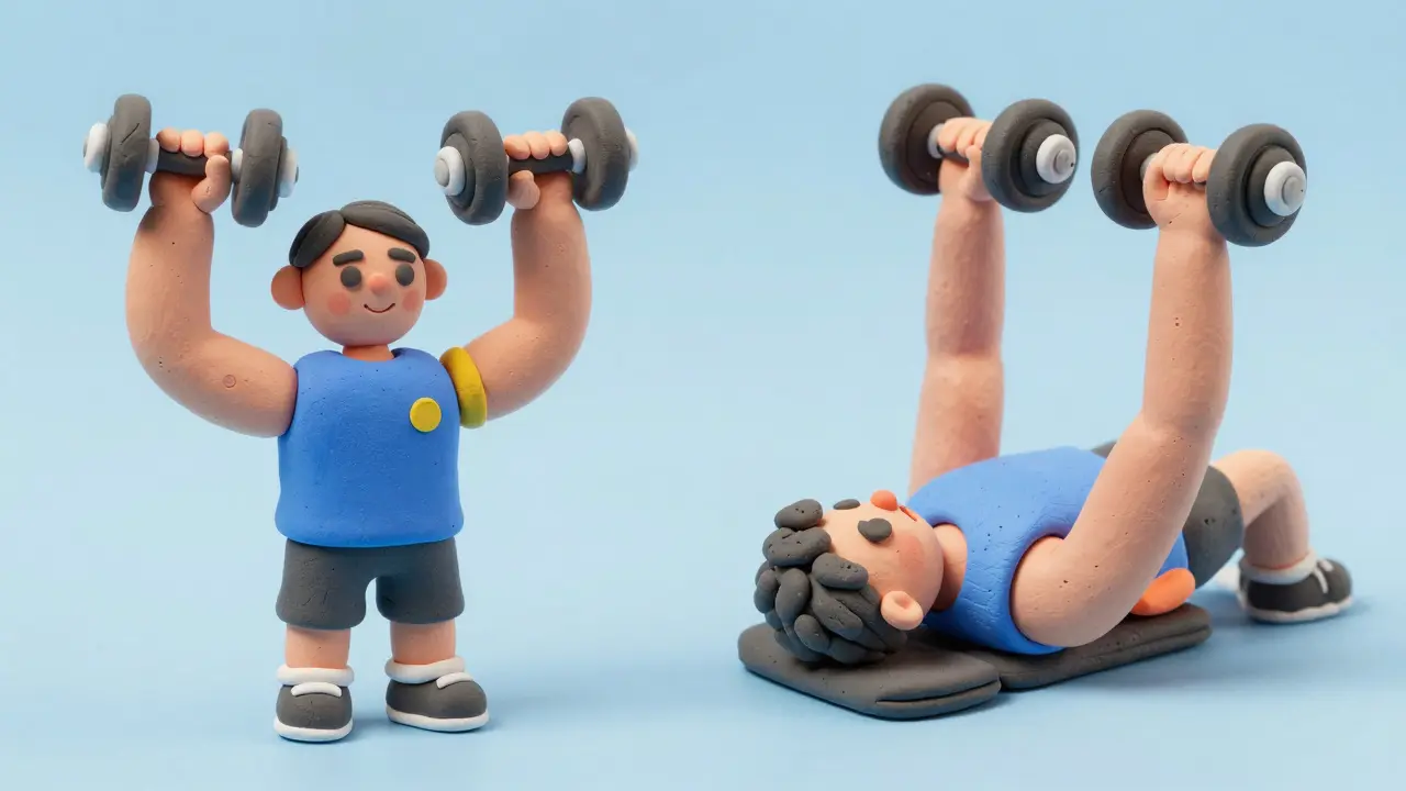 Сравнение упражнений на бицепс и трицепс в стиле пластилиновой анимации