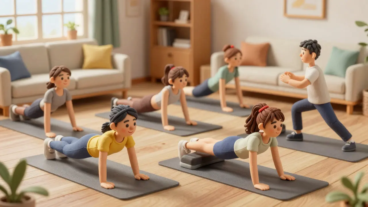 Домашний HIIT без прыжков: интенсивный фитнес для суставов